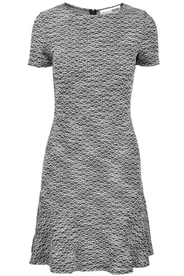 Metallic Fit and Flare Dress