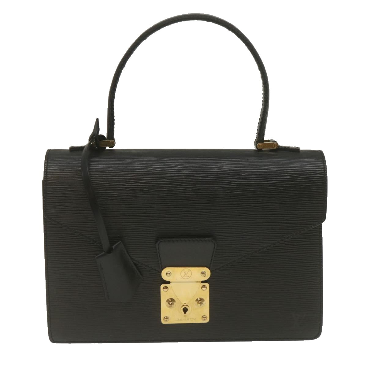 LOUIS VUITTON Epi Concorde Hand Bag Black M52132 LV Auth 35155