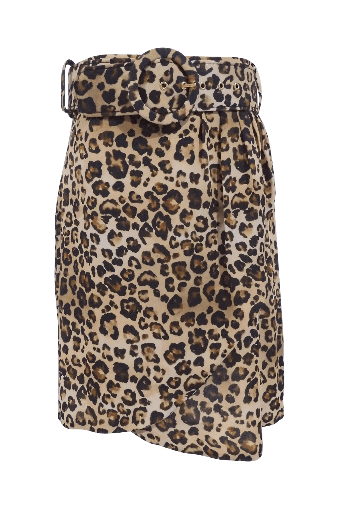 Leopard Wrap Skirt