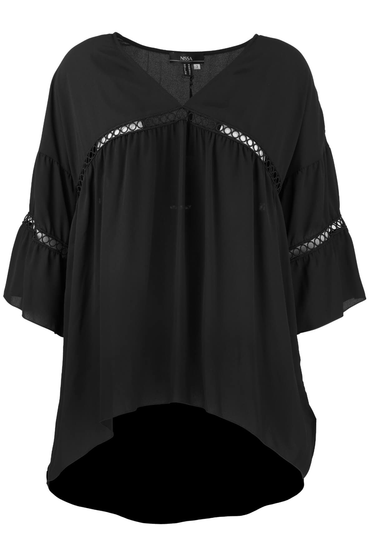 Loose Top With 3/4 Sleeves