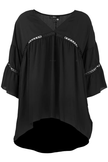 Loose Top With 3/4 Sleeves