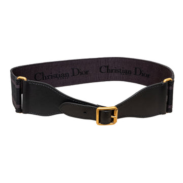 DIOR Christian Dior Wide Canvas Belt