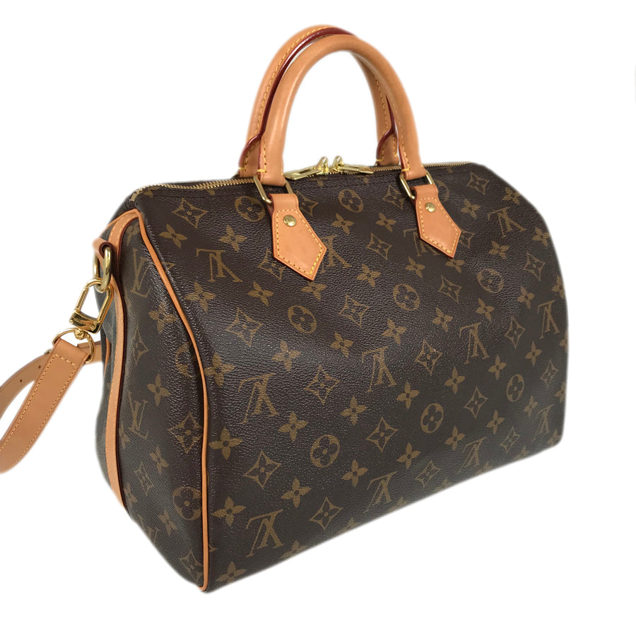 LOUIS VUITTON Monogram Speedy 30 Bundriere 2WAY Shoulder Handbag