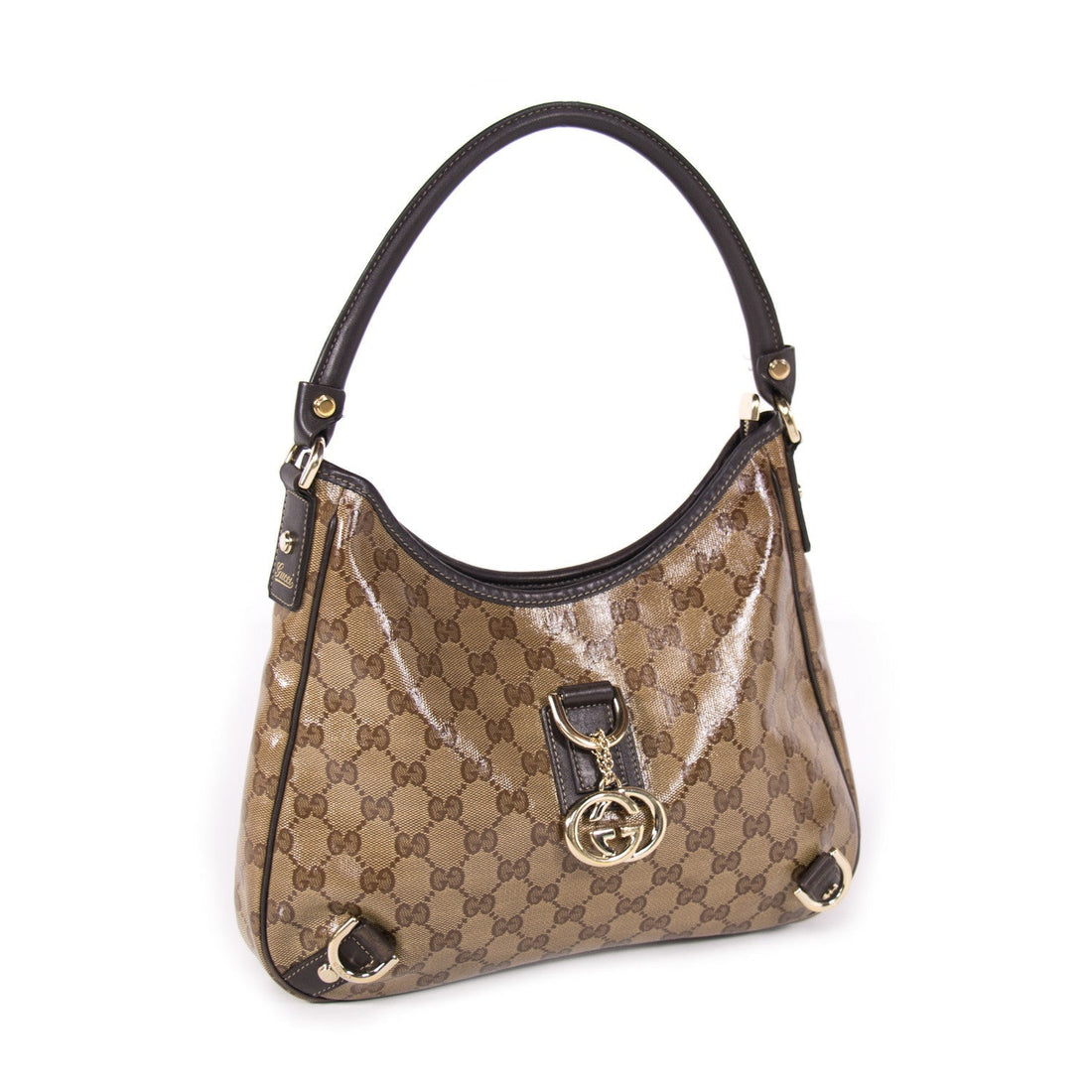 Gucci GG Patent Hobo