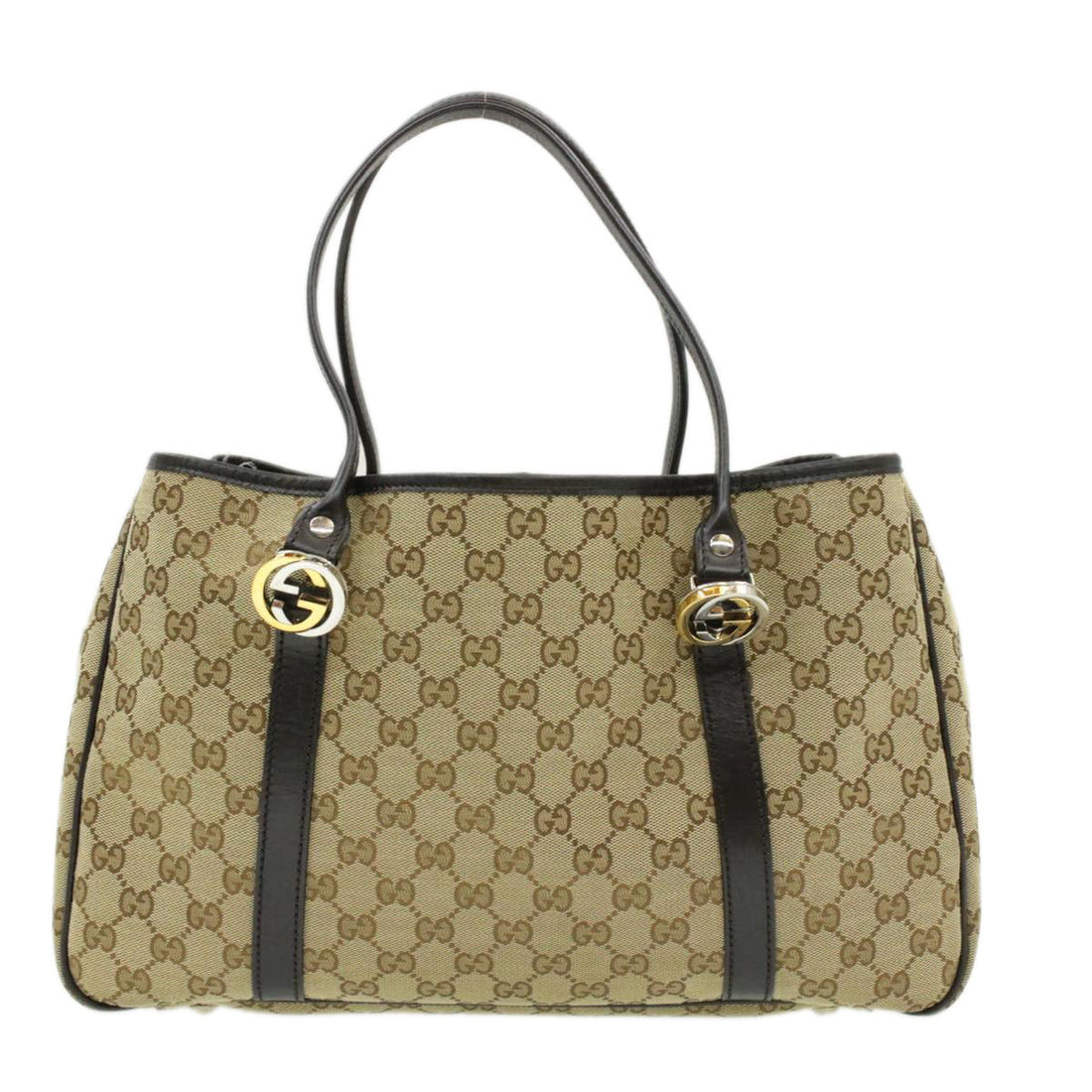 GUCCI Interlocking GG Canvas Tote Bag Beige  pg1427