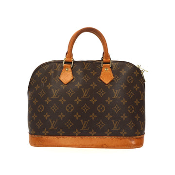 LOUIS VUITTON Alma Handbag in Brown Canvas