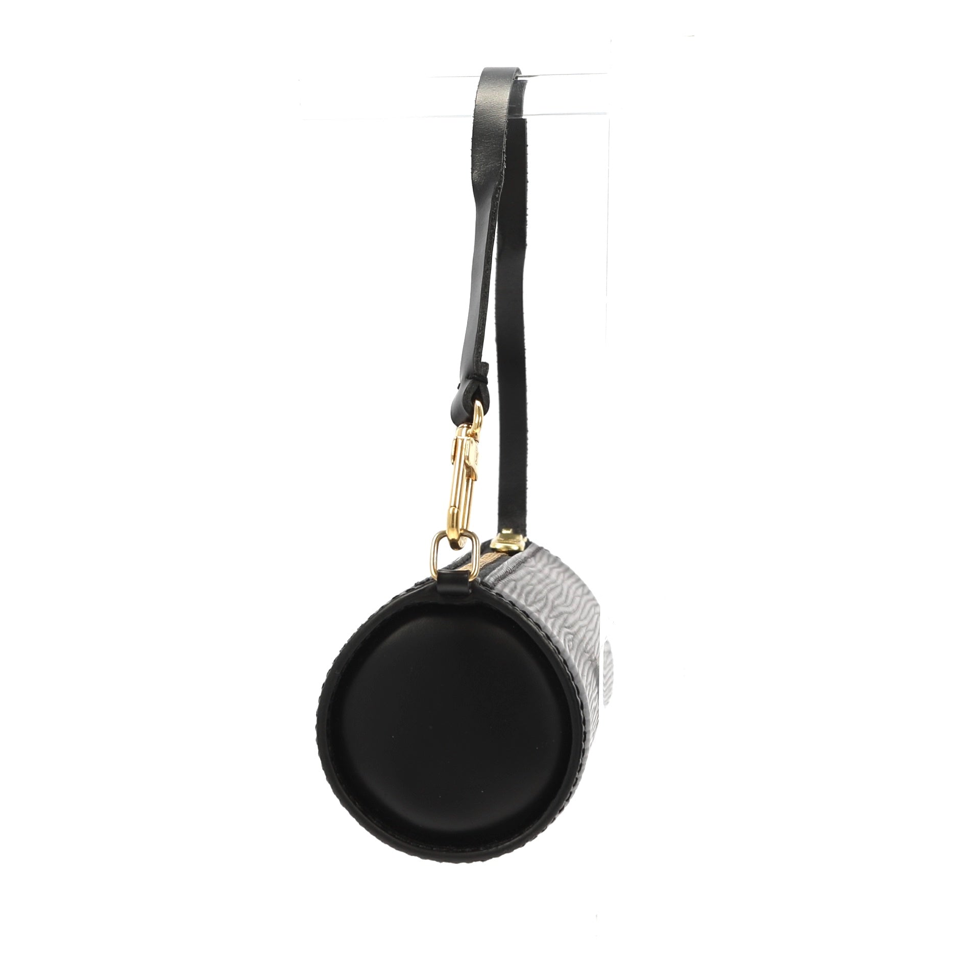 LOUIS VUITTON mini Papillon pochette in black Epi leather