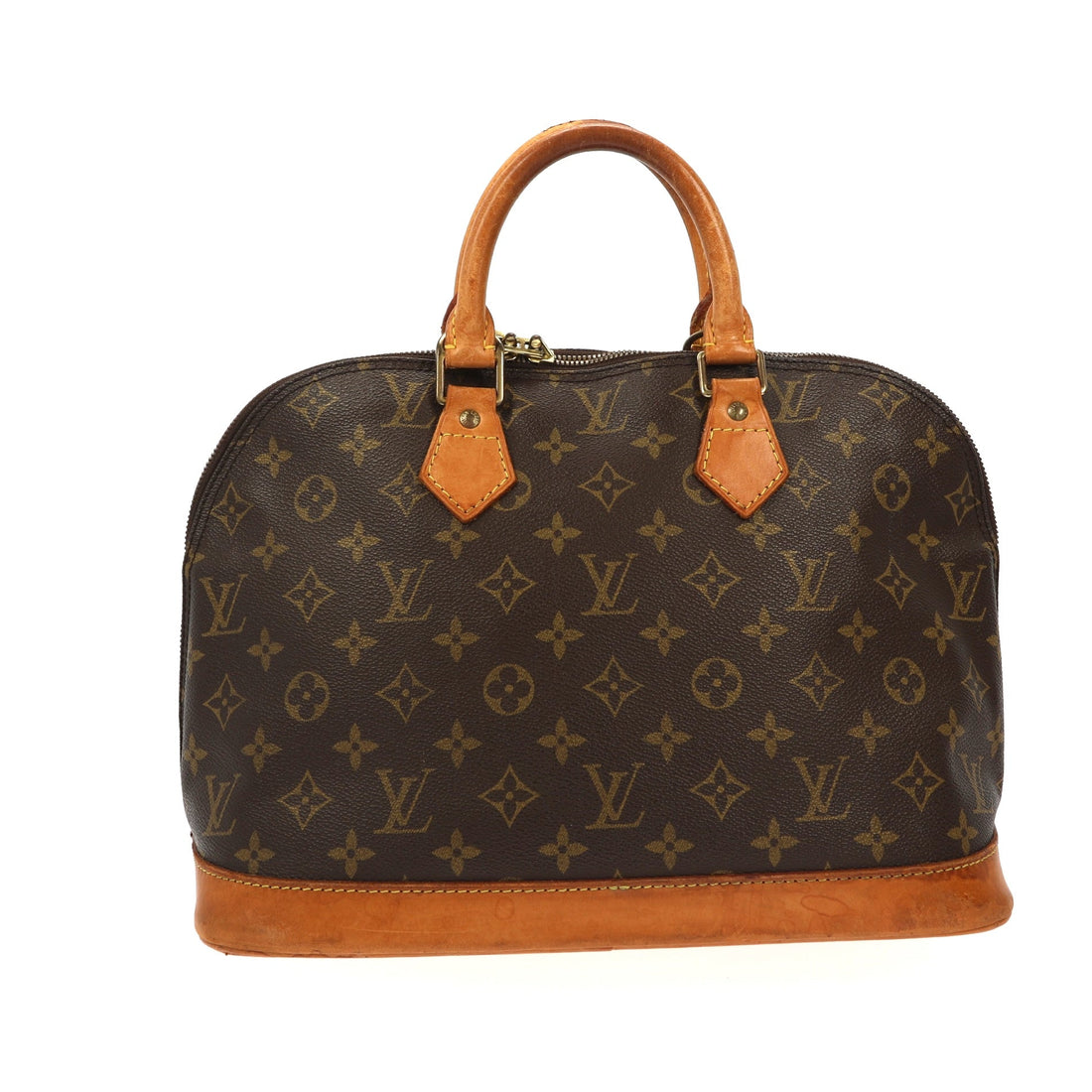 LOUIS VUITTON Alma Handbag in Brown Canvas
