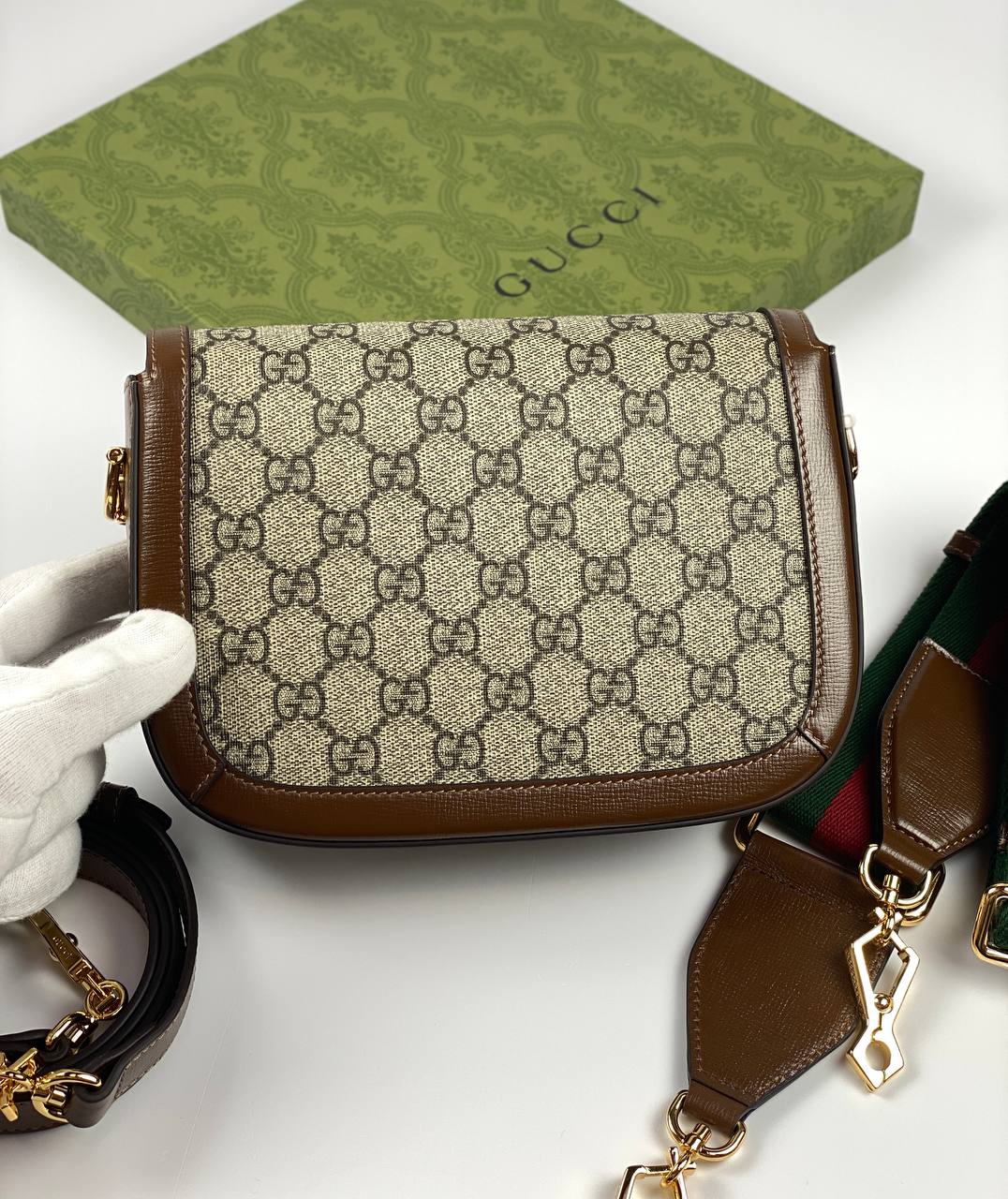 Gucci Horsebit 1955 shoulder bag brown