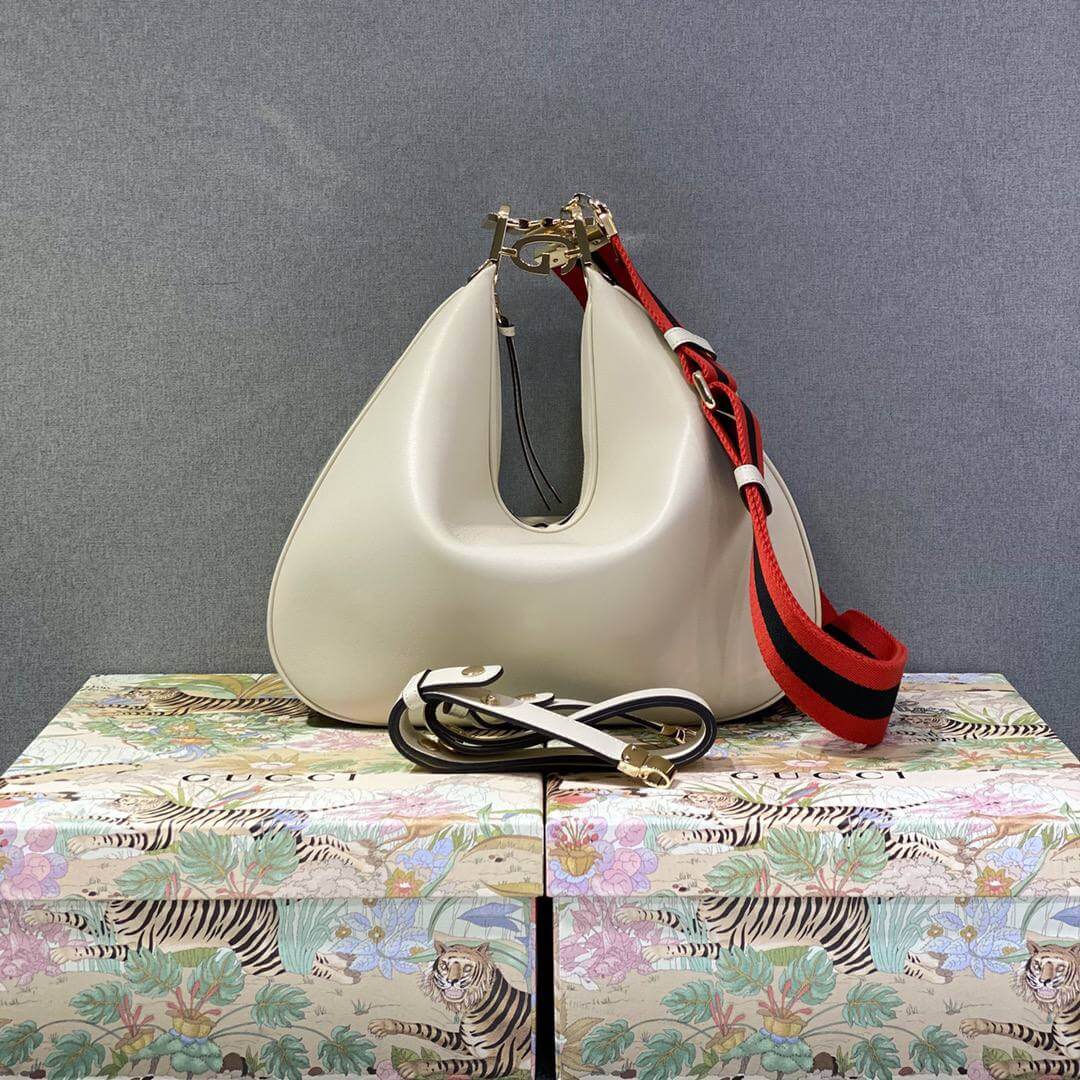 Gucci Attache small shoulder bag White leather