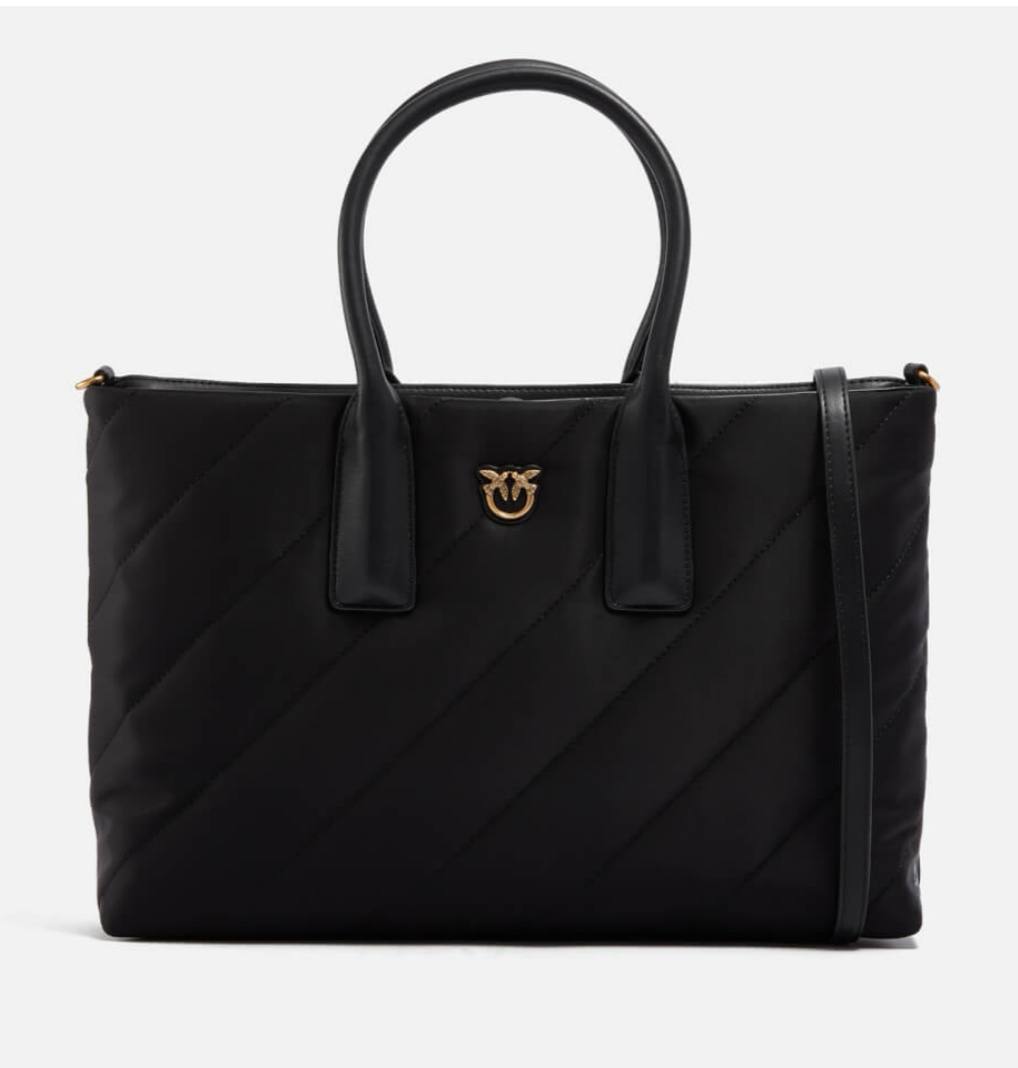 Original Pinko Maxi Puff Qualitied Shell Tote Bag