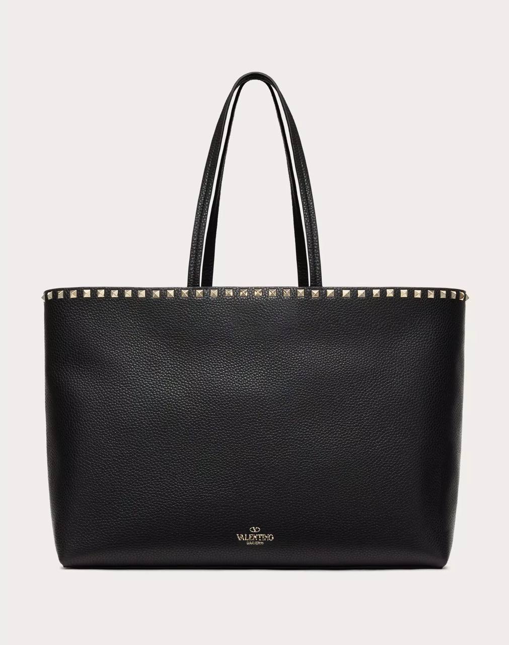Valentino Garavani Rockstud tote bag in grainy calfskin leather