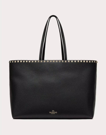 Valentino Garavani Rockstud tote bag in grainy calfskin leather