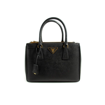 Prada Small Galleria Saffiano Double Zip Tote Bag
