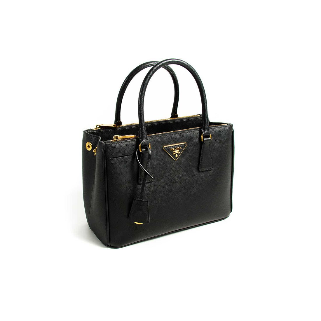 Prada Small Galleria Saffiano Double Zip Tote