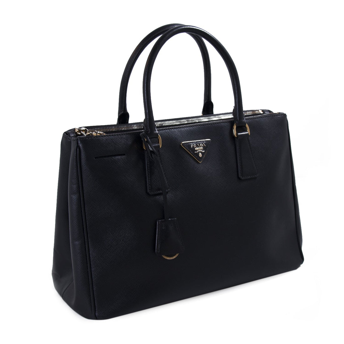 Prada Saffiano Lux Medium Double Zip Tote
