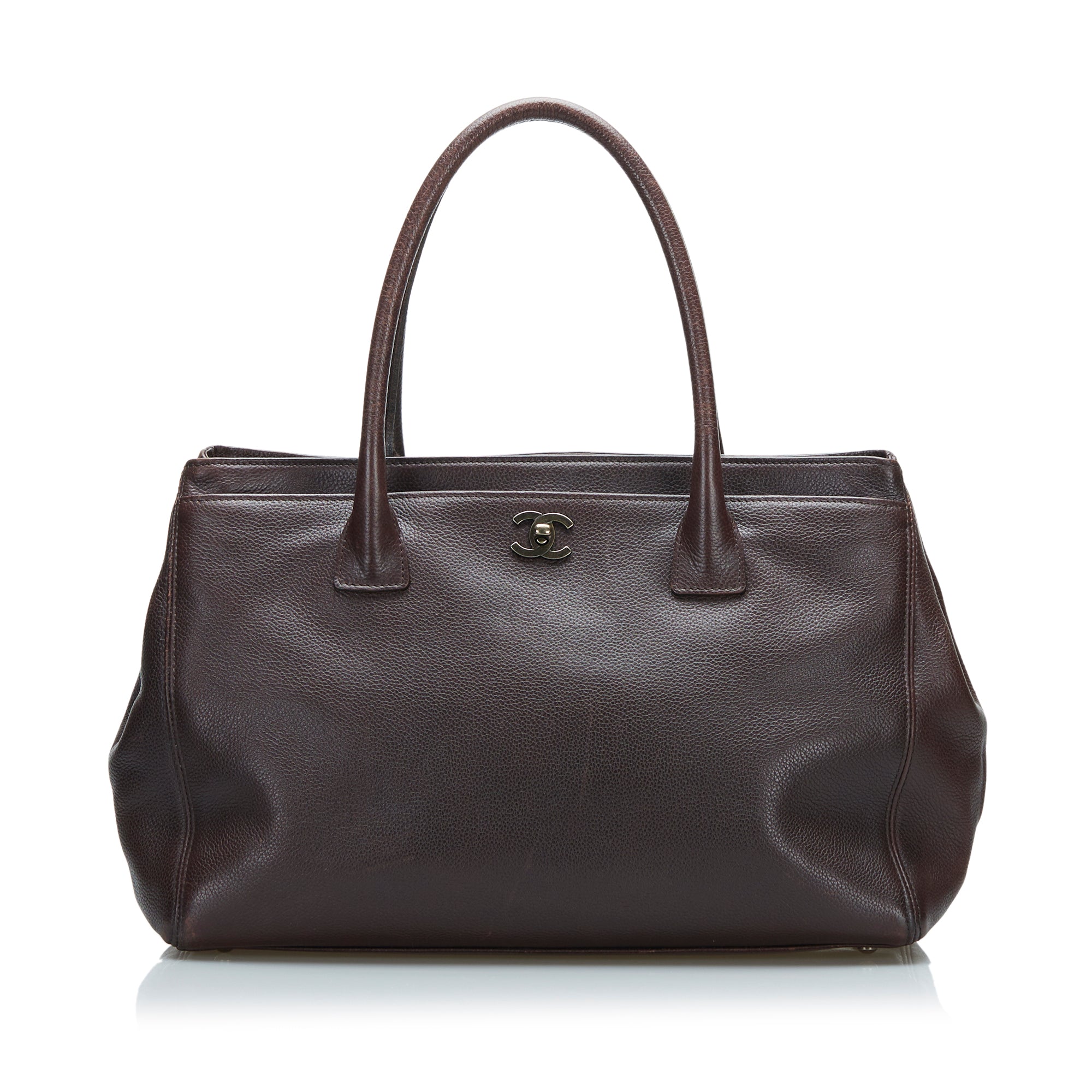 Chanel Executive Cerf Caviar Leather Tote Bag