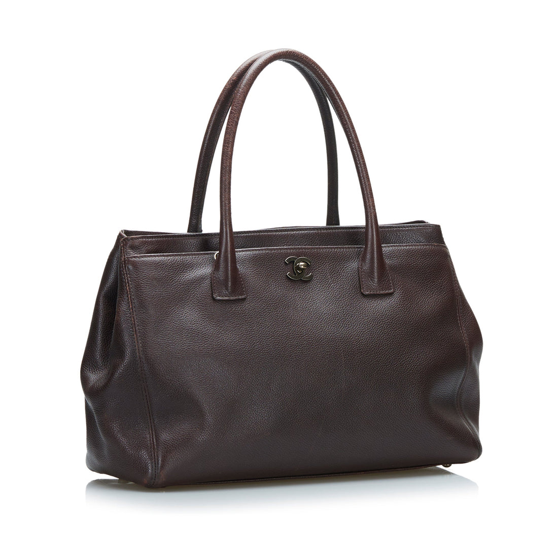 Chanel Executive Cerf Caviar Leather Tote Bag