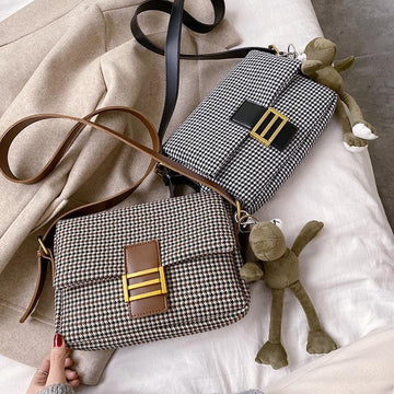 TLM - 2021  WomTLM Lattice Shoulder Crossbody Bag