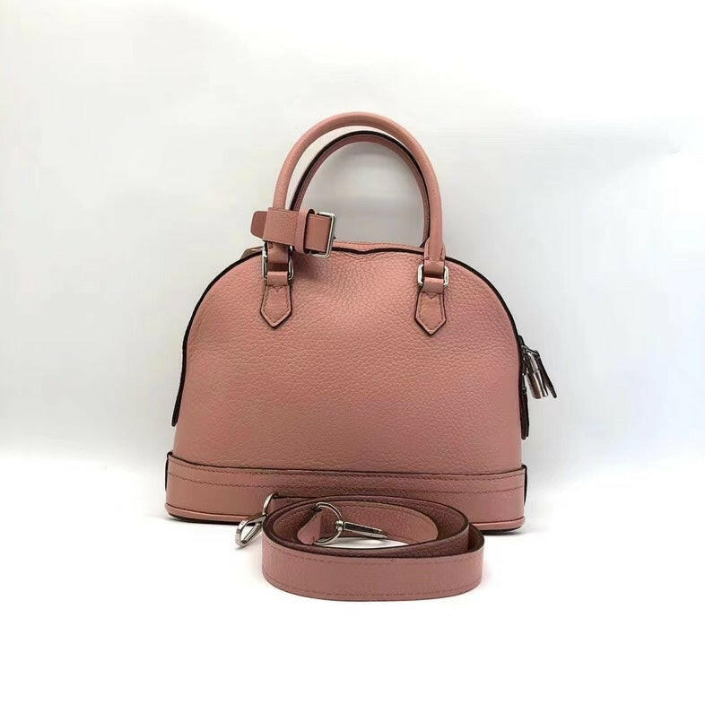 Louis Vuitton Alma Bag Rose Pink Small HandBag with Shoulder Strap