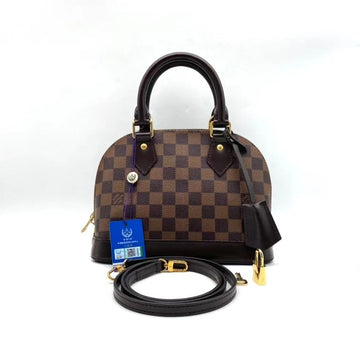 Louis Vuitton Alma BB Brown Damier Ebene Canvas HandBag Small
