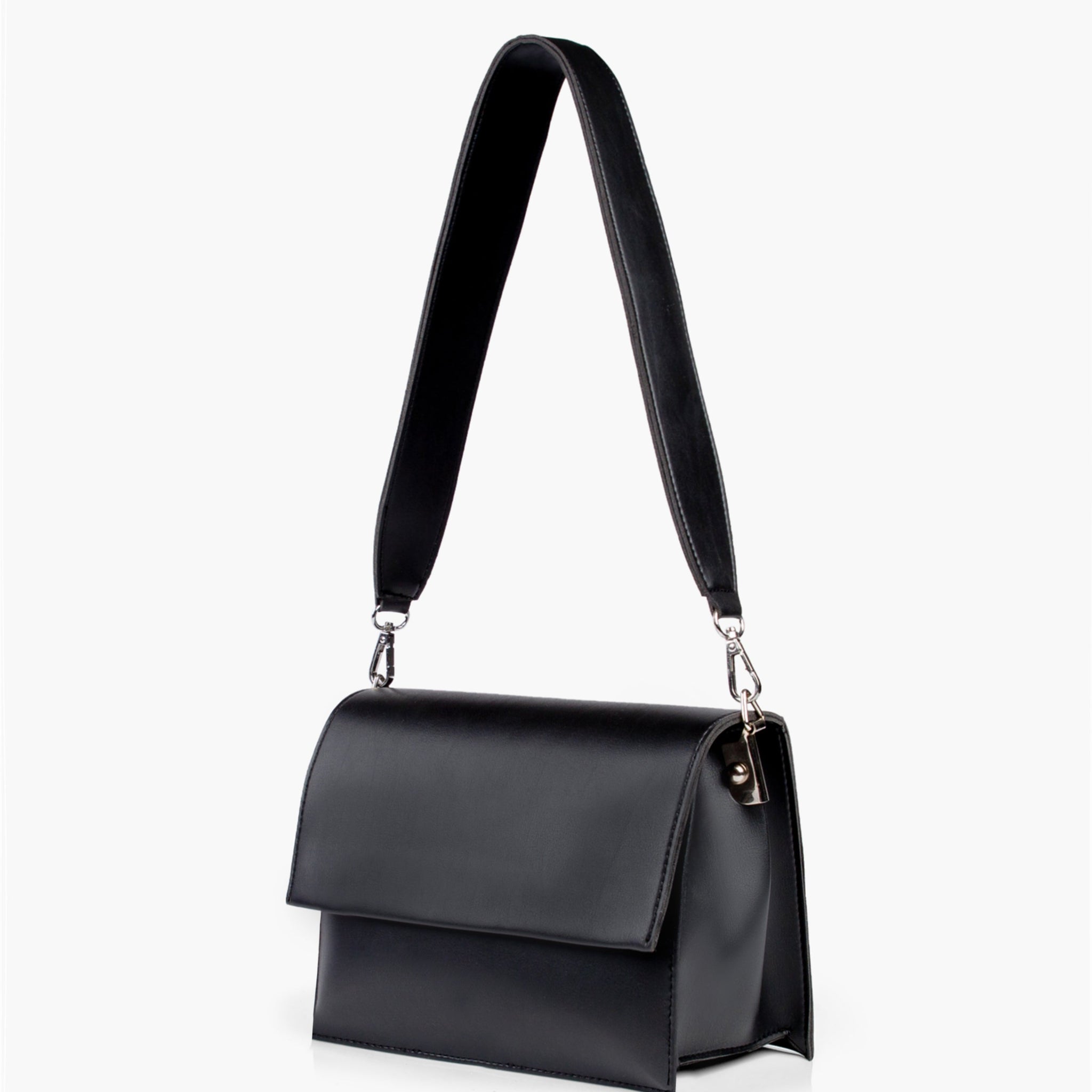 Black mini cross-body bag