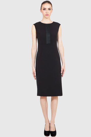 Contrast Panel Shift Dress