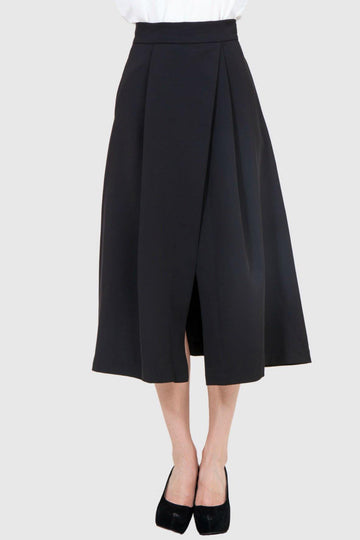 Open Front Midi Skirt