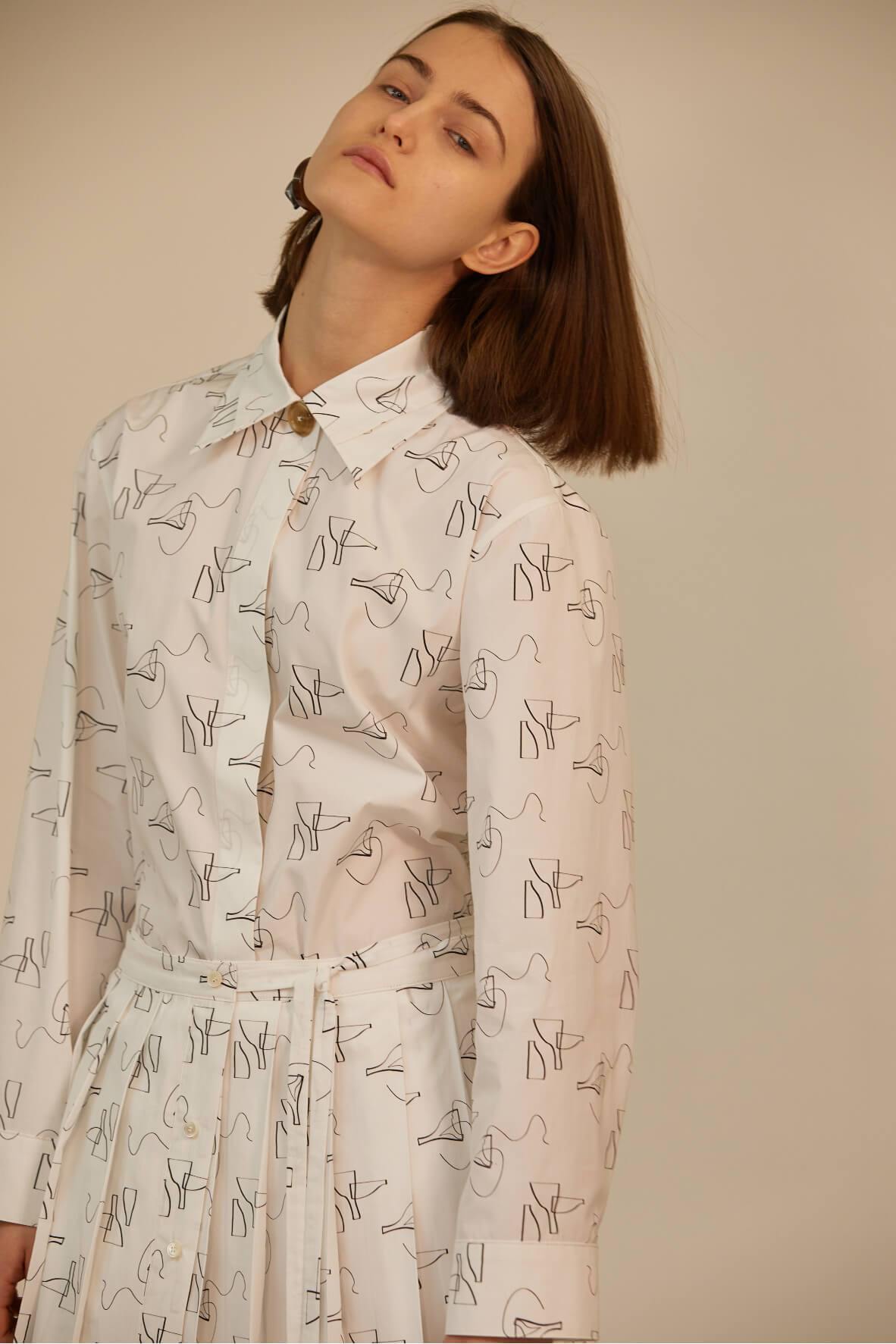Abstract Printed Shirt