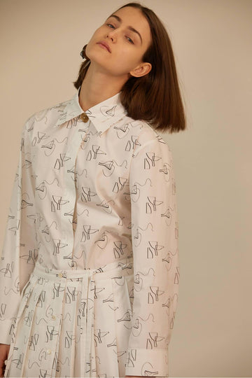 Abstract Printed Shirt