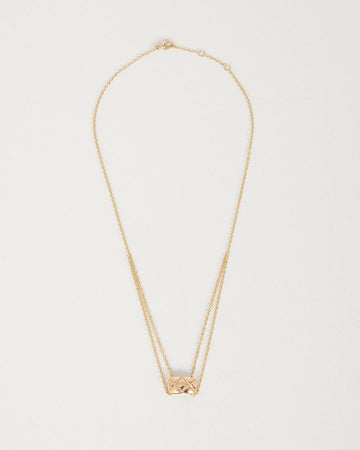 Chanel Yellow 18K Gold Coco Crush Necklace