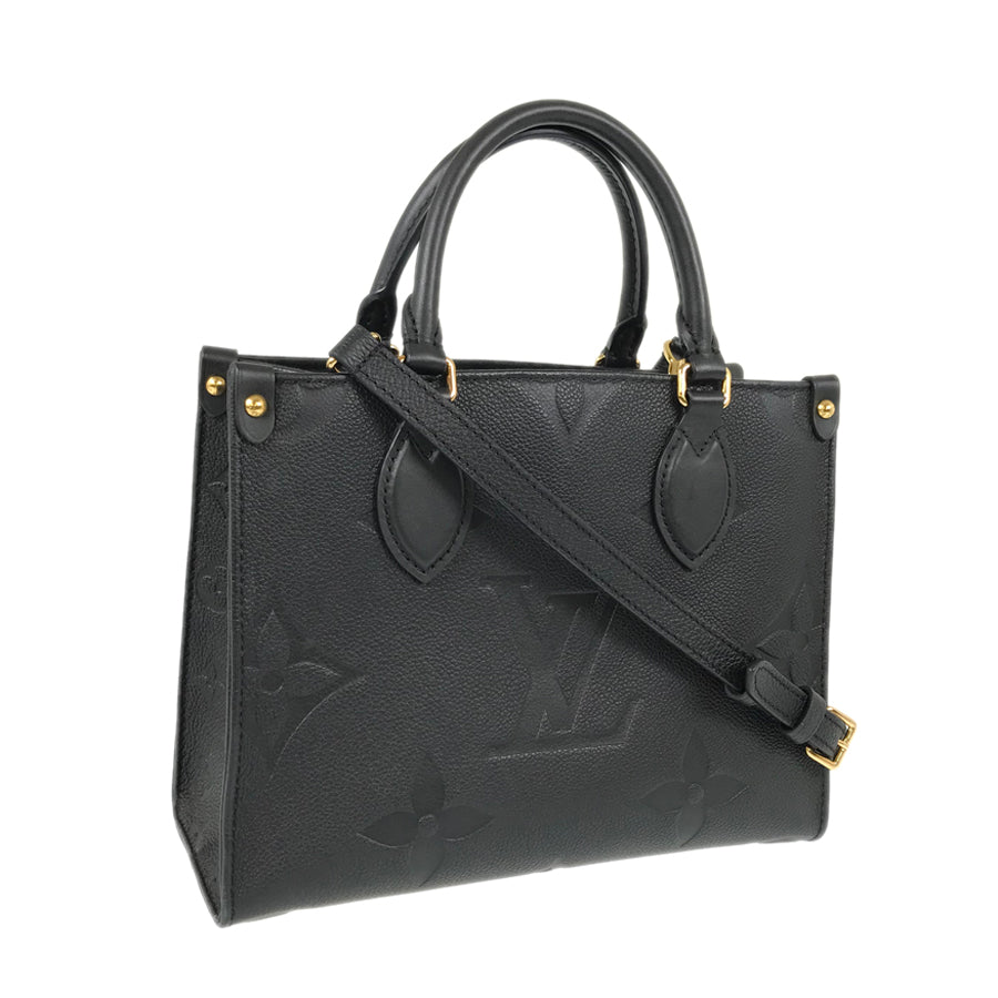 LOUIS VUITTON Monogram Empreinte On the Go PM 2WAY Shoulder Bag Handbag