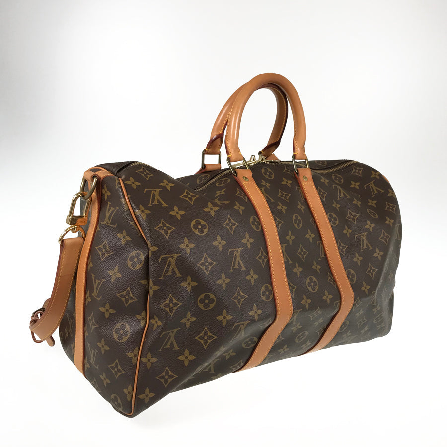 LOUIS VUITTON Monogram keepall Bandolier 45 2WAYShoulder Boston bag