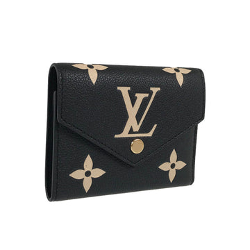 LOUIS VUITTON Monogram Empreinte Portefeiulle Victorine By color Tri-fold wallet