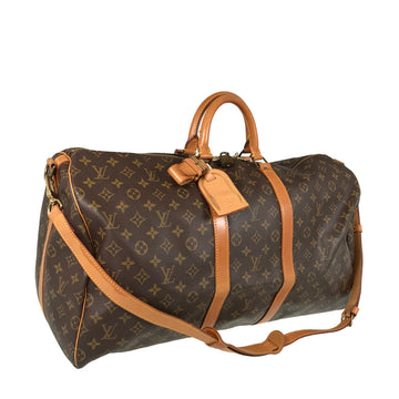 LOUIS VUITTON Monogram keepall Bandolier 55 Boston bag
