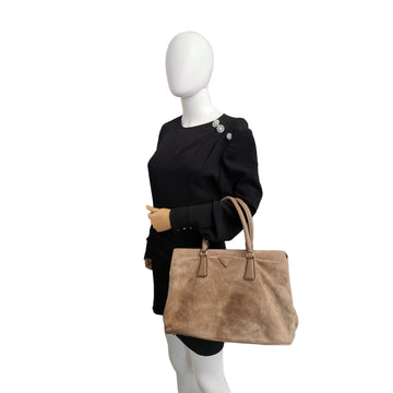 Prada Tote bag Brown Suede