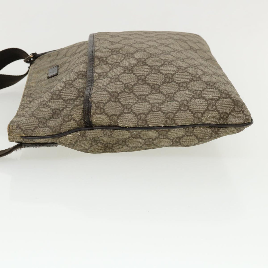 GUCCI GG Canvas Shoulder Bag Beige 141198  ro852