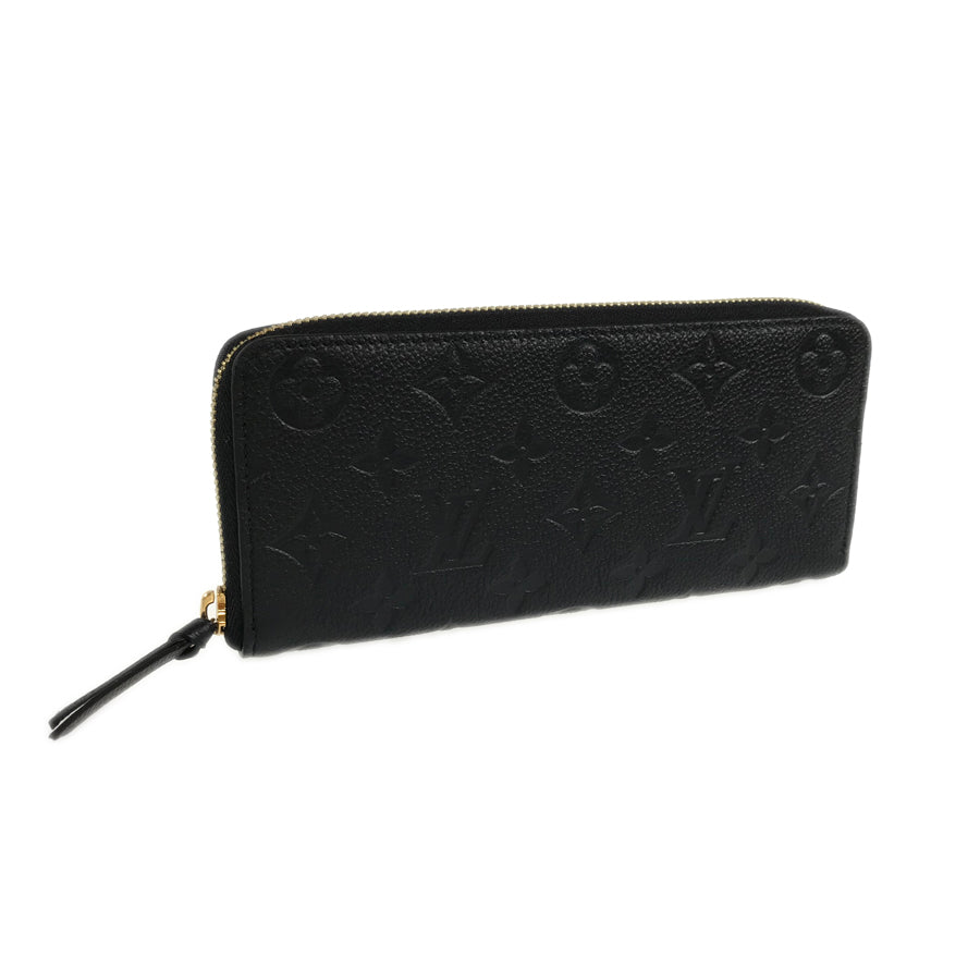 LOUIS VUITTON Monogram Empreinte Portefeuille Clemence M60171 Long wallet Round zipper