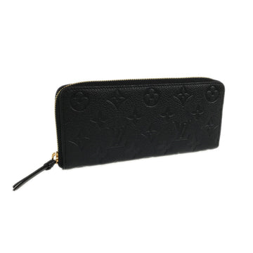 LOUIS VUITTON Monogram Empreinte Portefeuille Clemence M60171 Long wallet Round zipper