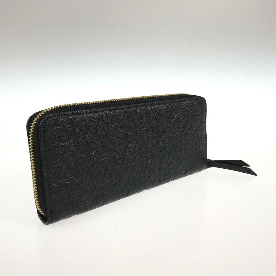 LOUIS VUITTON Monogram Empreinte Portefeuille Clemence M60171 Long wallet Round zipper