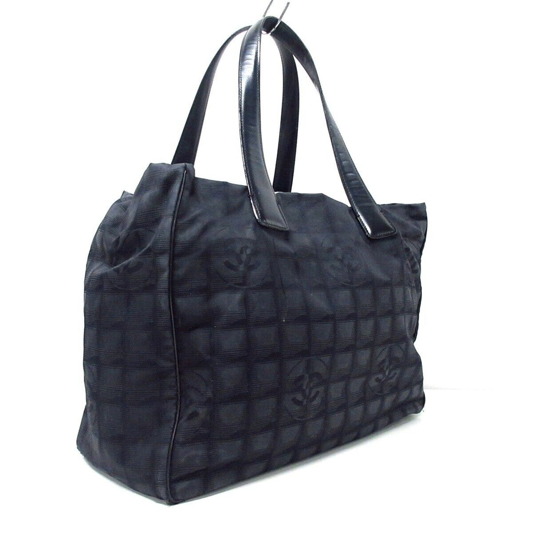 Chanel Black Travel MM Tote Bag