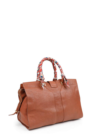 Medium Cabas Chyc Tote Brown with Handle Wraps