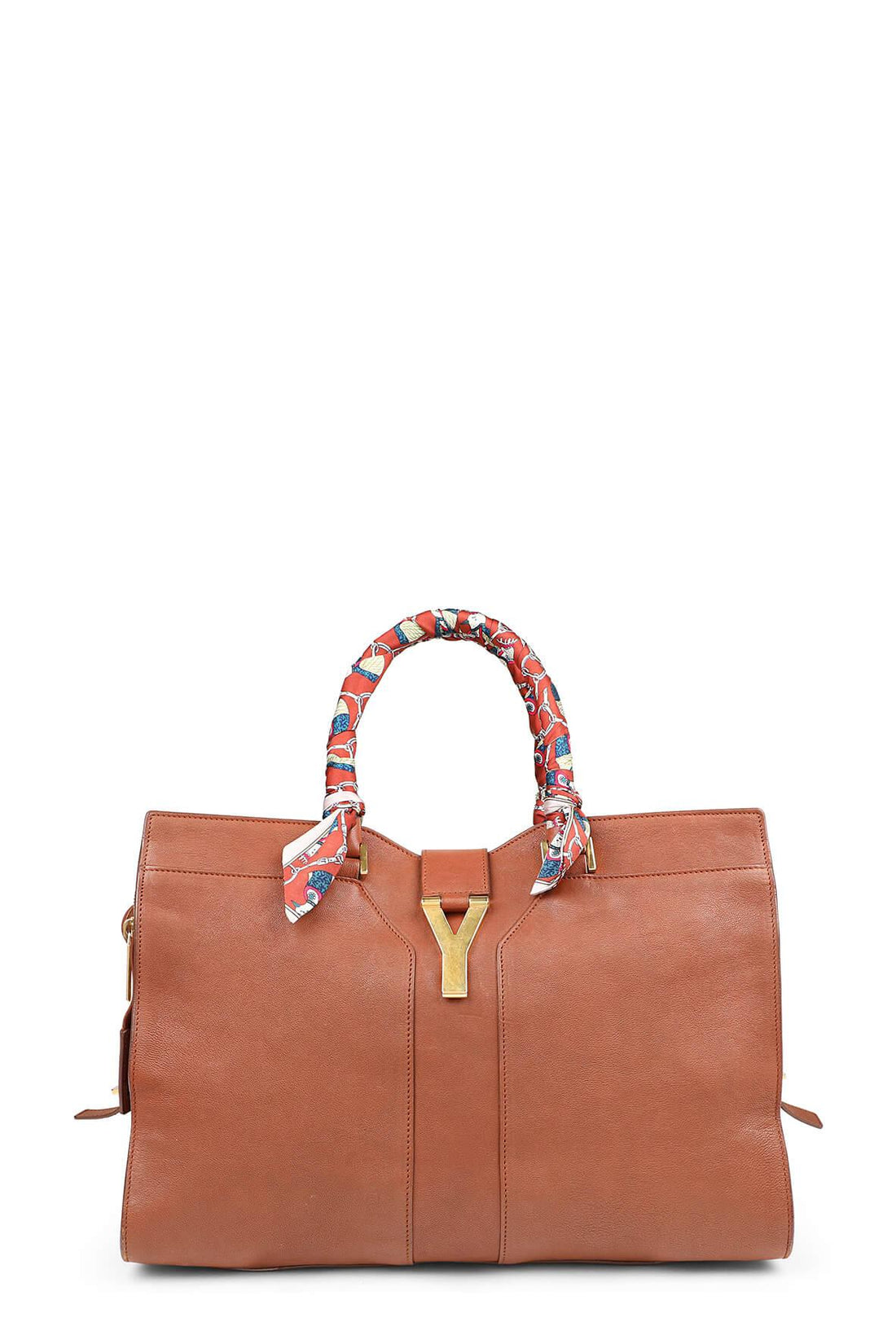 Medium Cabas Chyc Tote Brown with Handle Wraps