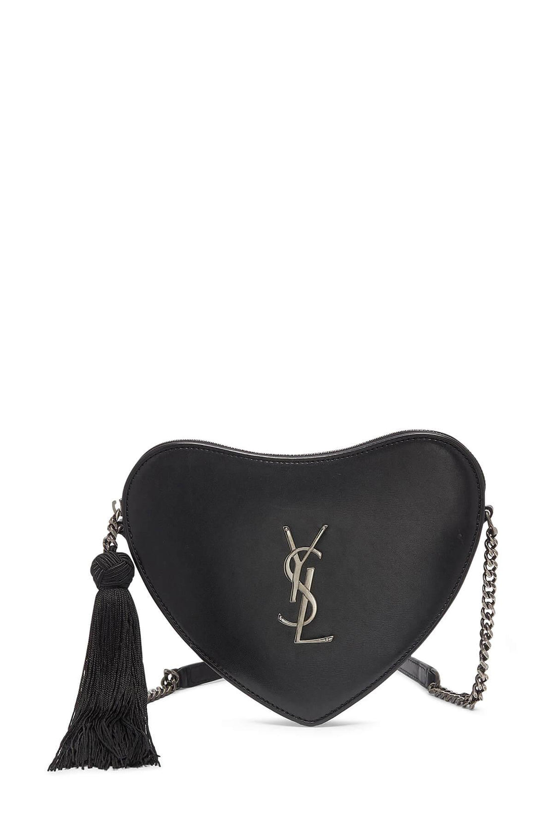 Monogram Heart Crossbody Black