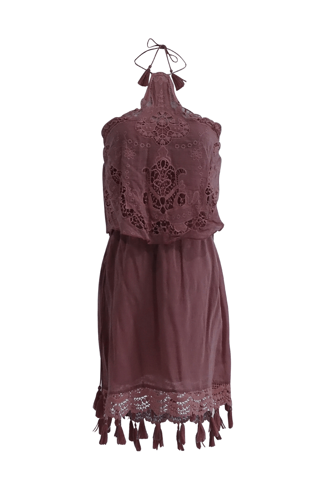 Halterneck Crochet Dress