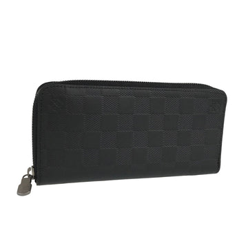 LOUIS VUITTON Damier Anfini Zippy Wallet Vertical N63548 Long wallet Round zipper