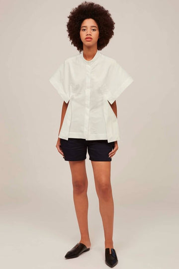 Origami Shirt in Natural White
