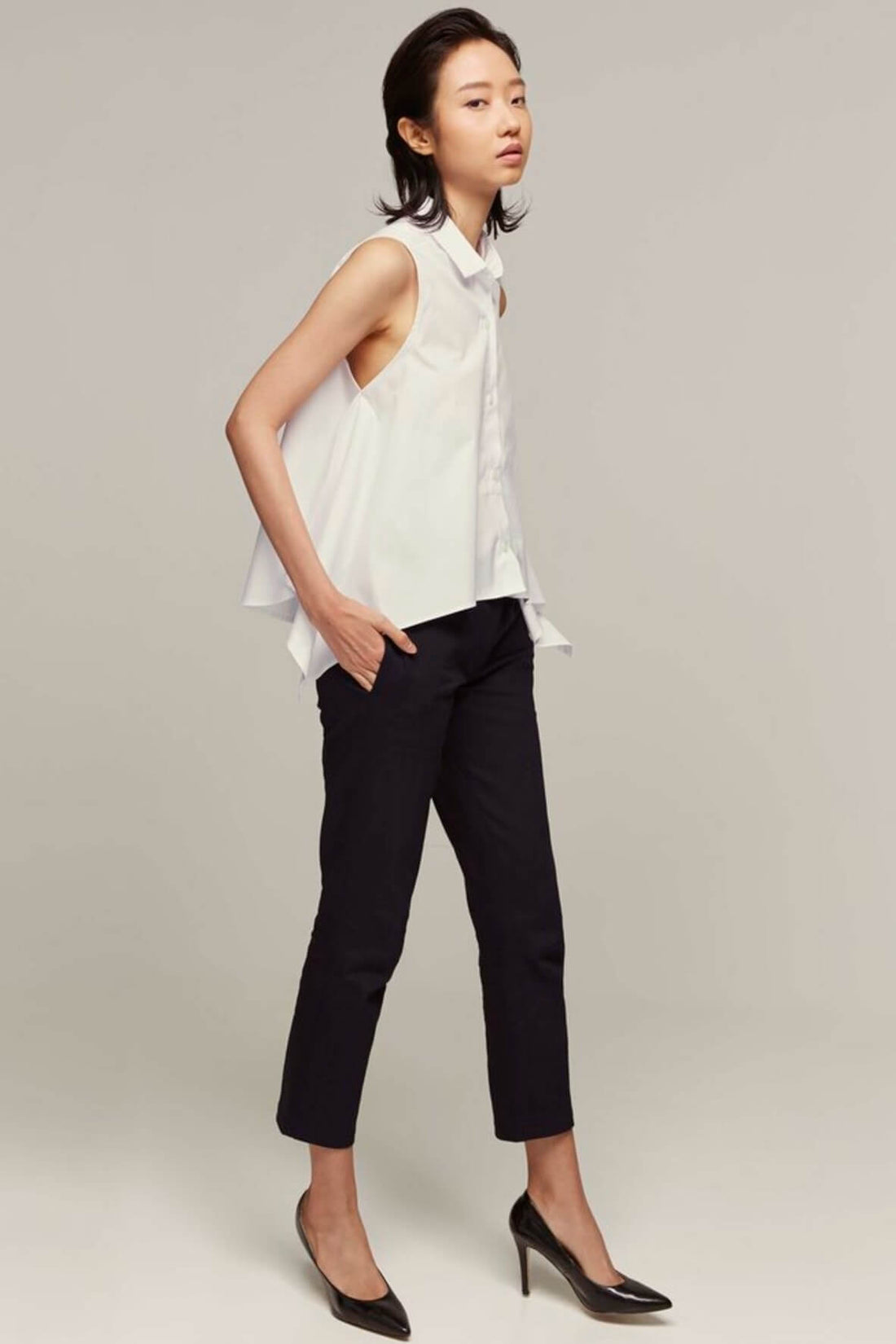 Papillon Shirt in Natural White