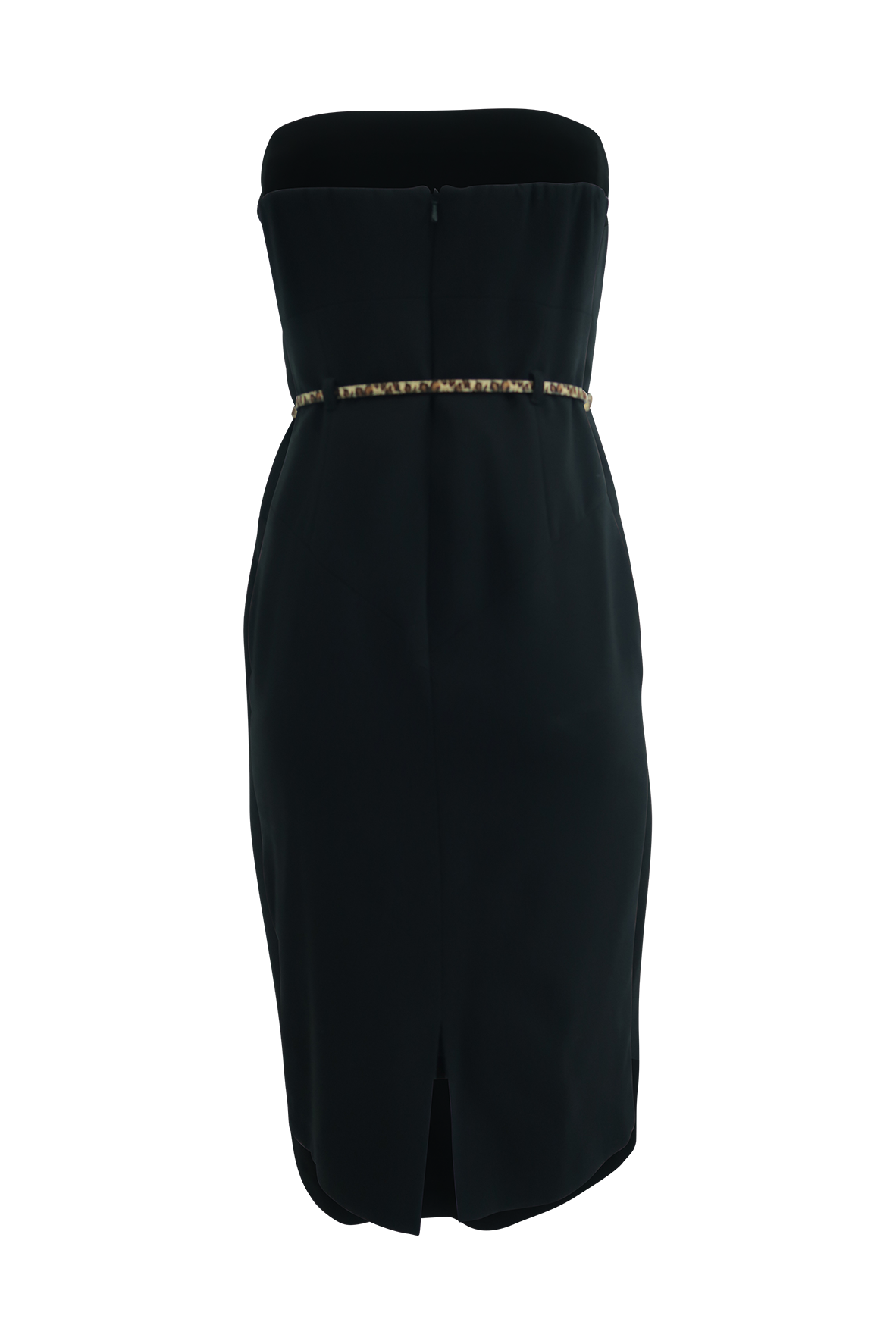 Simple Classic Black Strapless Dress