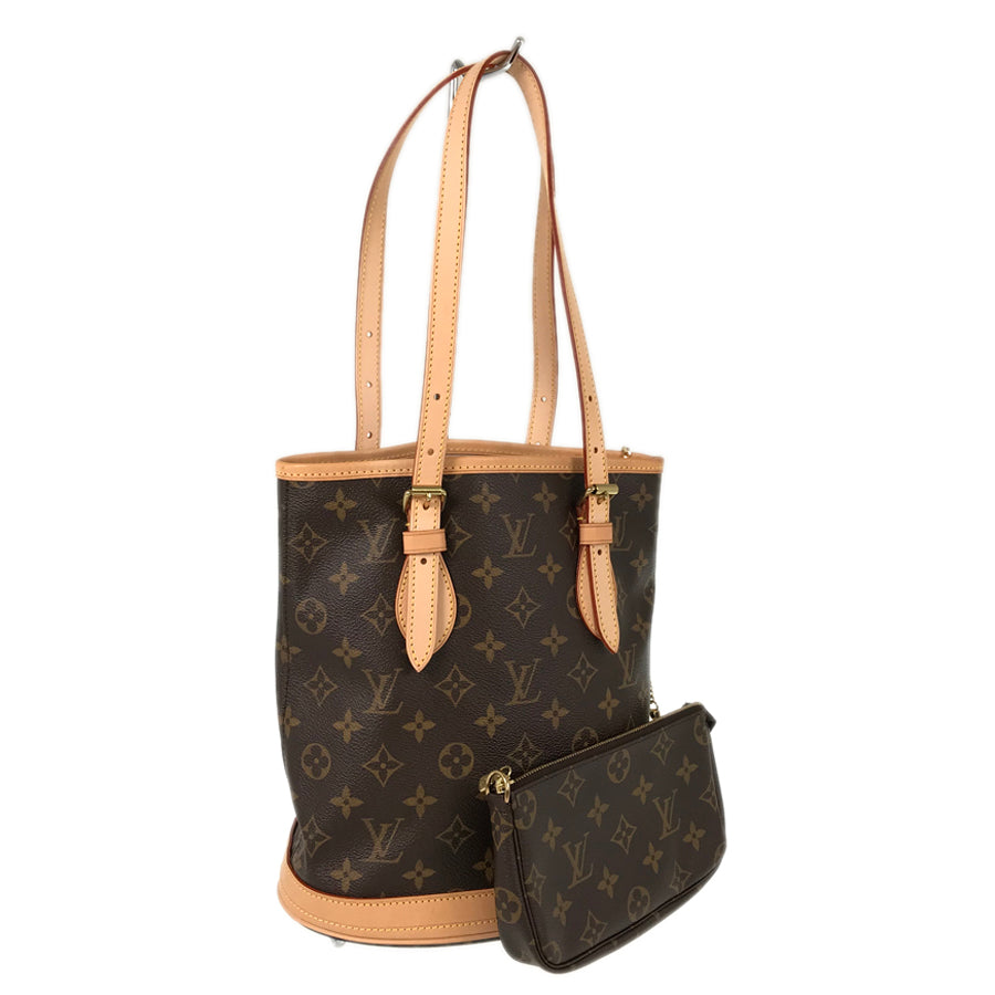LOUIS VUITTON Monogram petit bucket M42238 Tote bag